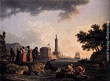 A Seashore by Claude-Joseph Vernet